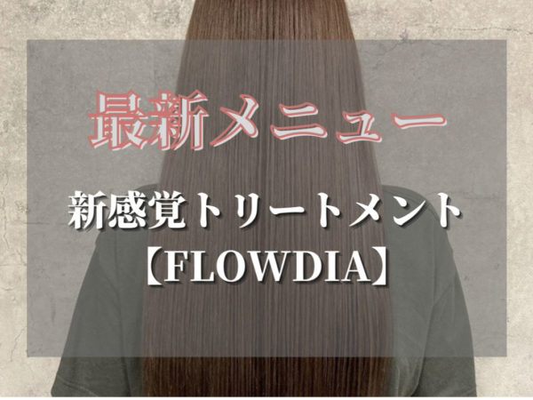 【FLOWDIA】さらさらなのにまとまる髪が実現！新感覚トリートメント＊Blossom上福岡店