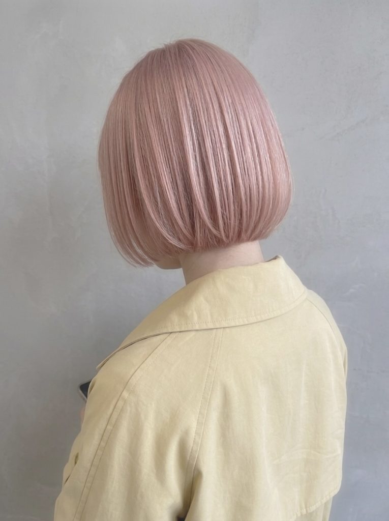 秋の印象チェンジ ～ペールピンクボブ編～＊Blossom朝霞台店